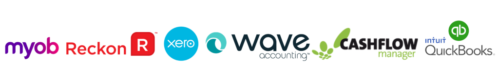 MYOB | Reckon | XERO | WAVE | Cashflow | QuickBooks